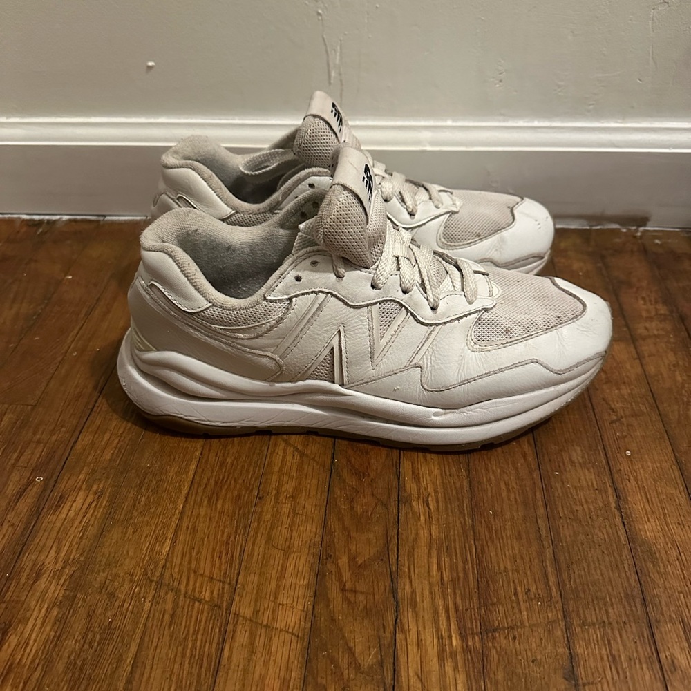 New Balance 57/40 white leather